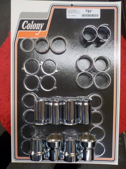 UL "REMAKE" CHROME VALVE SPRING COVERS #18256-39